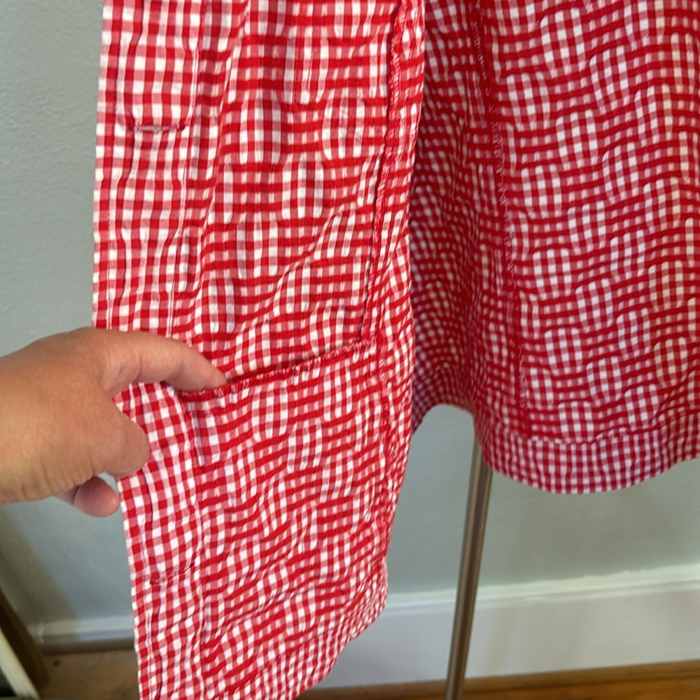 Chico’s Red Gingham Lightweight Jacket - image 6
